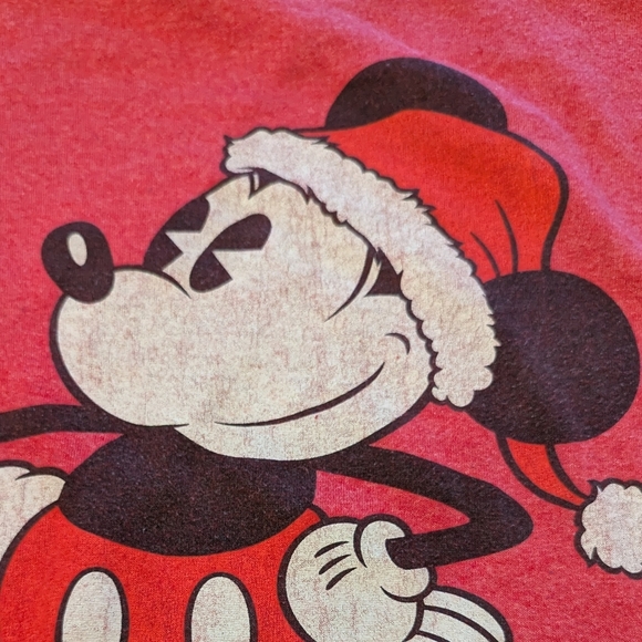 Disney Mickey Mouse Christmas Woman's Shirt Size S - Picture 9 of 10